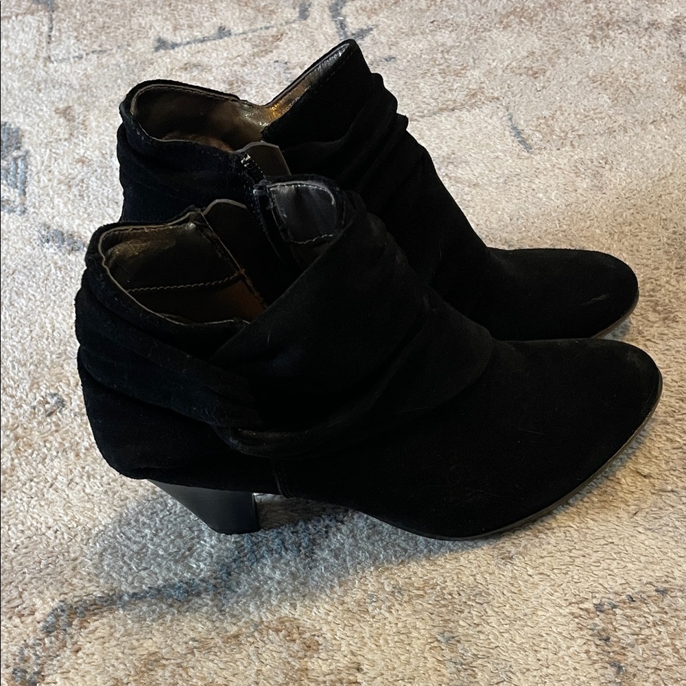 BareTraps Black Ankle Booties